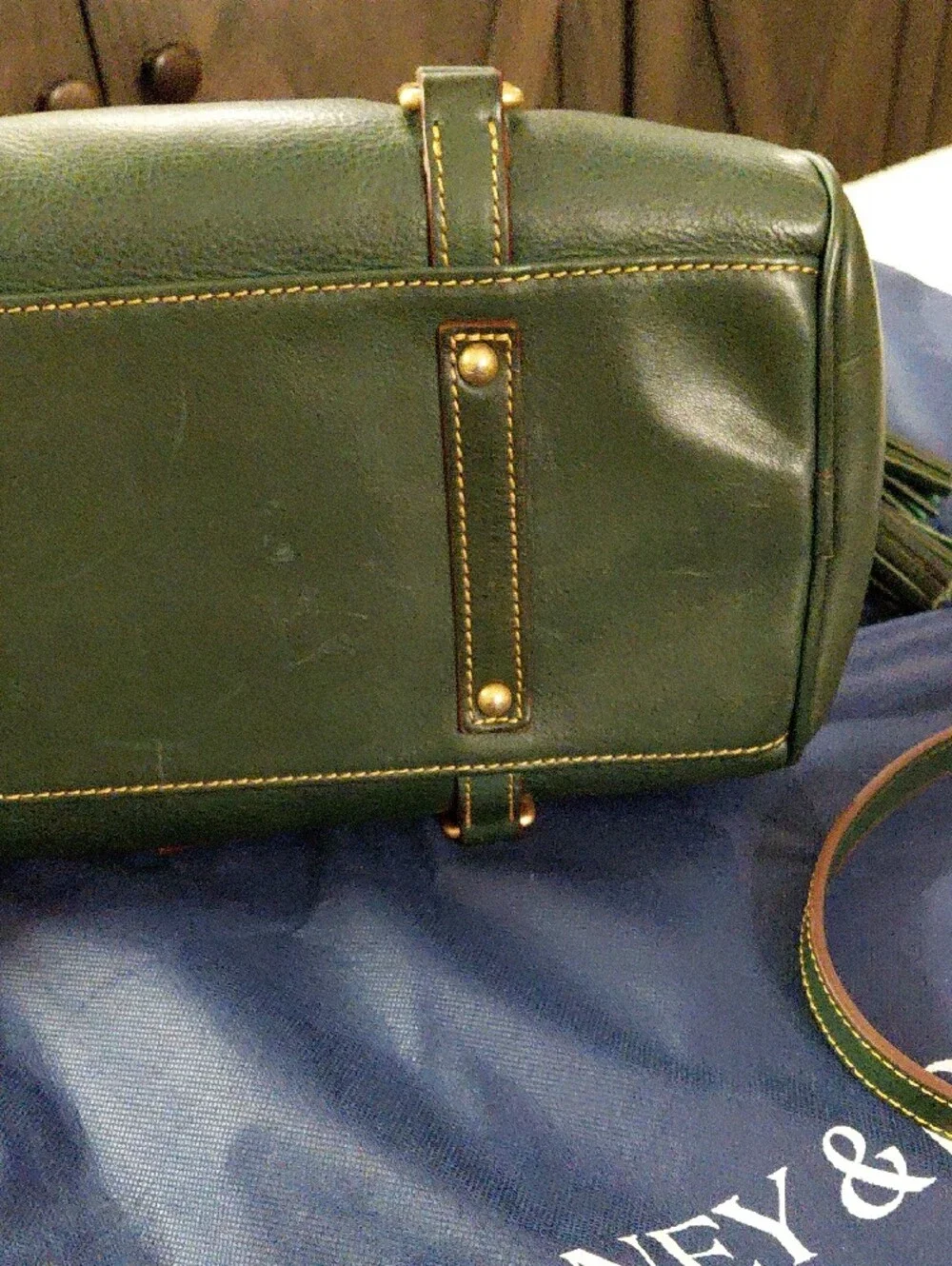 Dooney & Bourke Large Florentine Satchel In Ivy